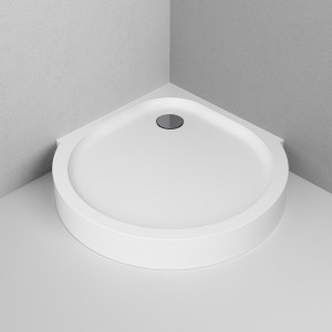 W83T-333-095W Round 95 Поддон для душ. Ограждения 95x95 белый акрил AM.PM Like