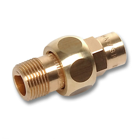 1434176212 SANHA 4341G сгон ВП-НР, бронза, самоуплотняющийся 76,1x21/2 мм  - Вид №1