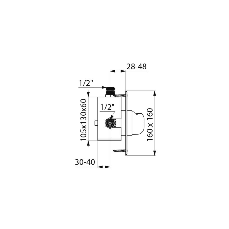 790427 Смеситель для душа TEMPOMIX DELABIE  - Вид №1