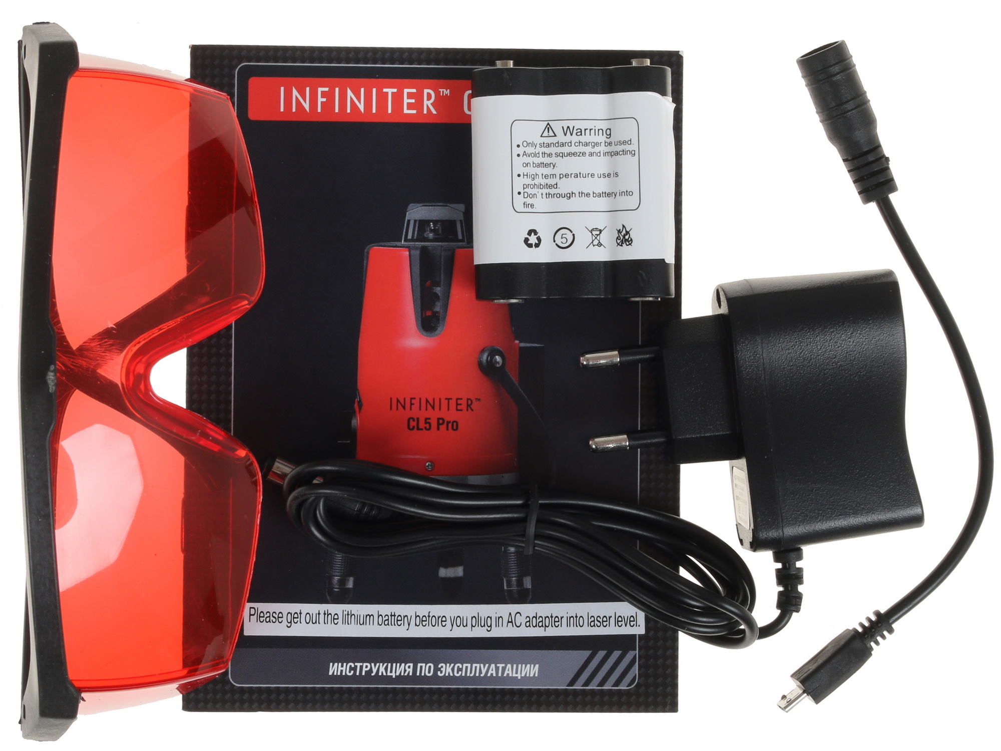 Лазерный нивелир Infiniter CL5 Pro 1097538 STDN-0120775 - Вид №8