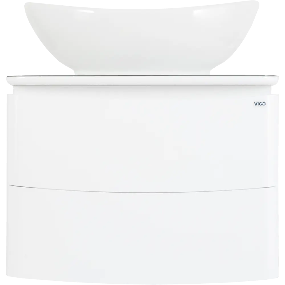 Тумба под раковину подвесная Cosmo 60 см цвет белый 82253967 STLM-2031129 VIGO