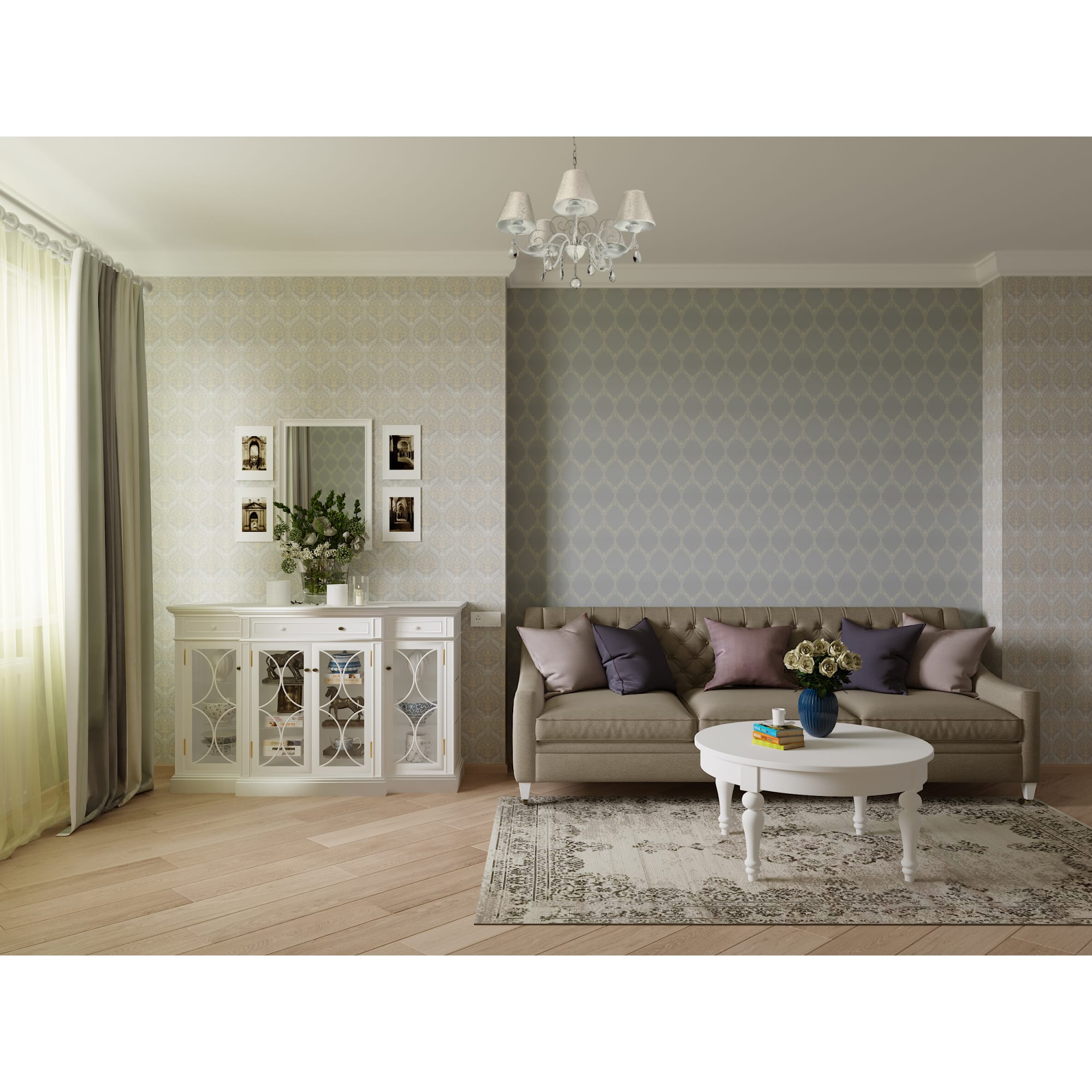 16984382 Молдинг настенный С18/20 200х2 см цвет белый Santreyd  - Вид №5