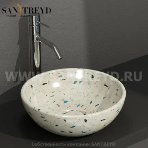 LAT41GB Накладная раковина на столешницу  круглая Ceramica Globo