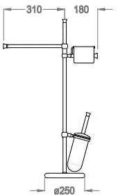 Fir Italia Accessori bagno classici  Abca12h  - Вид №1