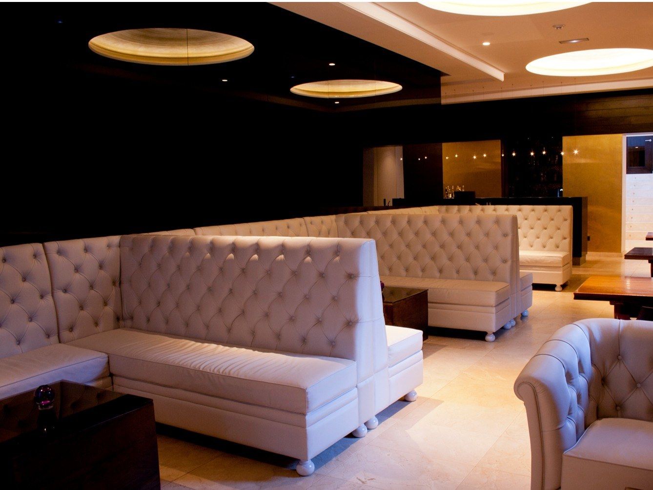 Модульная кожаная скамейка с спинкой CREARTE COLLECTIONS Regento Essence ARCH-00110747 - Вид №4