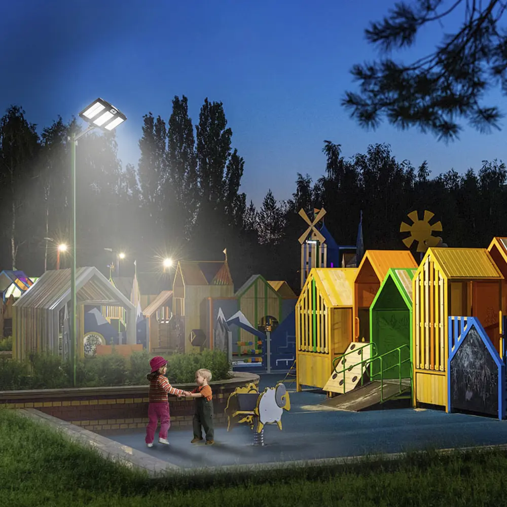 Светильник светодиодный уличный Duwi Solar LED PRO на солнечных батареях с ДУ 40Вт 6500К 750Лм IP65 датчик движения черный 86793639 STLM-2084474  - Вид №5