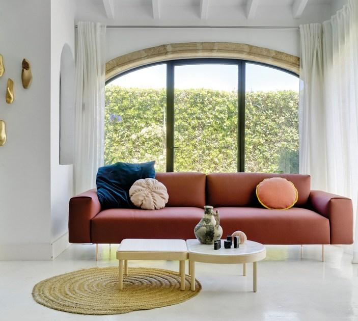 Низкий модульный журнальный столик из мрамора Mosaico Santreyd sun-id-1427092 - Вид №5