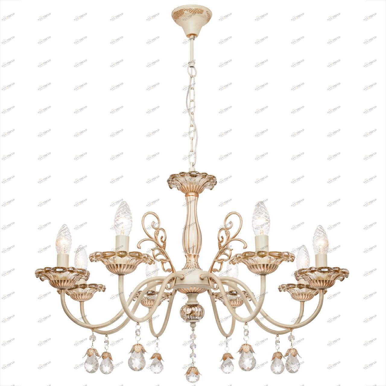 Подвесная люстра Silver Light Vivienne 735.51.8 SILVER LIGHT VIVIENNE 186703 Белый 