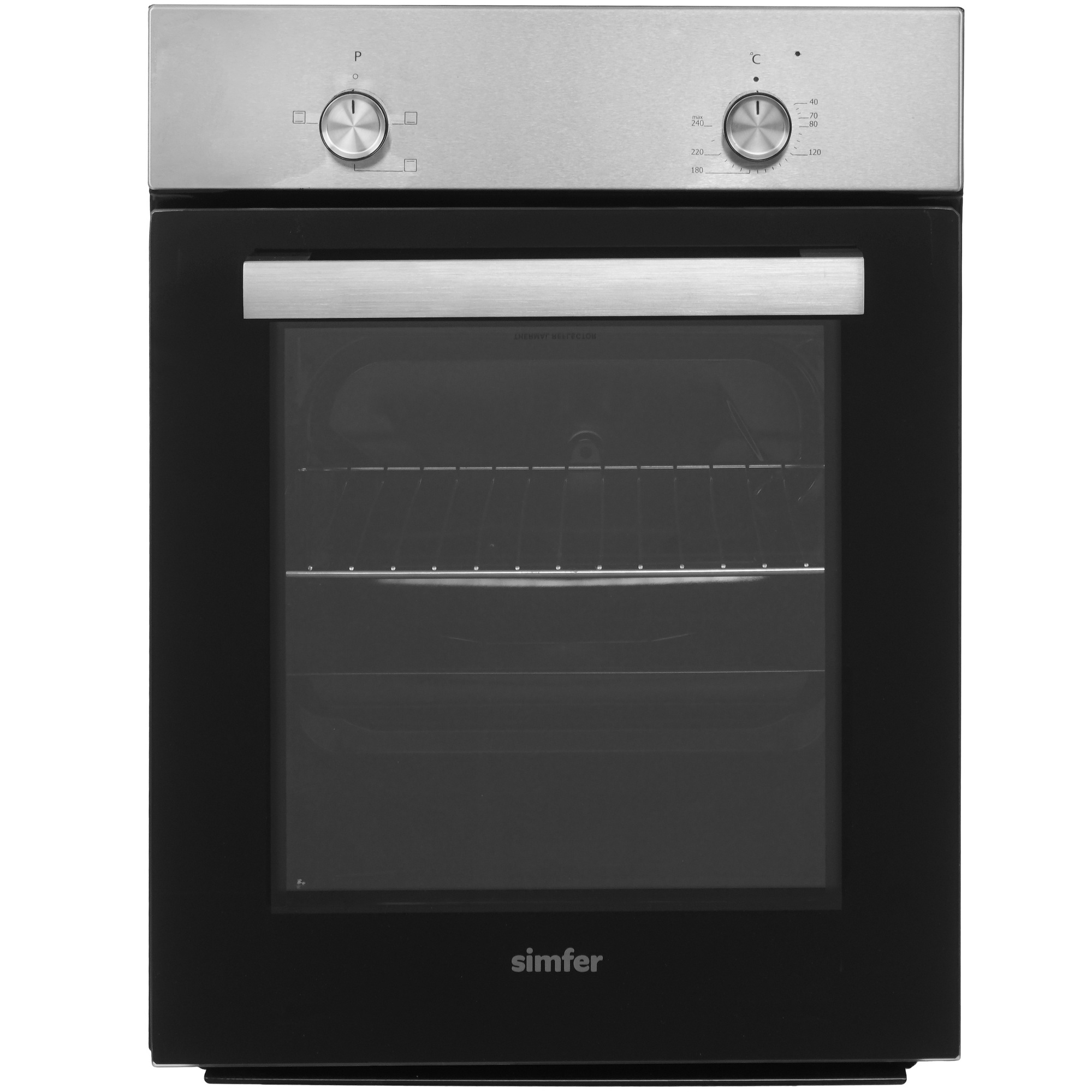 9288236 Электрический духовой шкаф Simfer B4EM04070 серебристый STDN-0074286