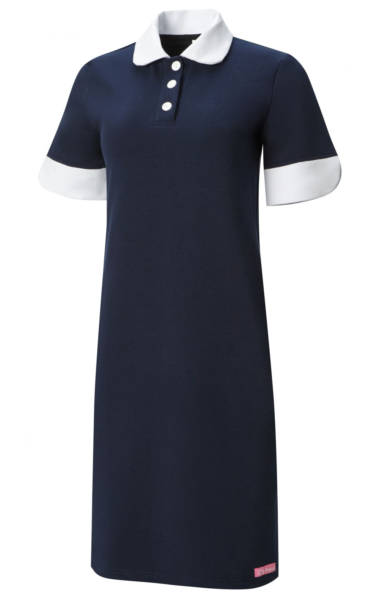 64662 Платье-поло трикотажное цвет NAVY (темно-синий) GRACE  Одежда для обслуживающего персонала  размер 54 (XXXL) 