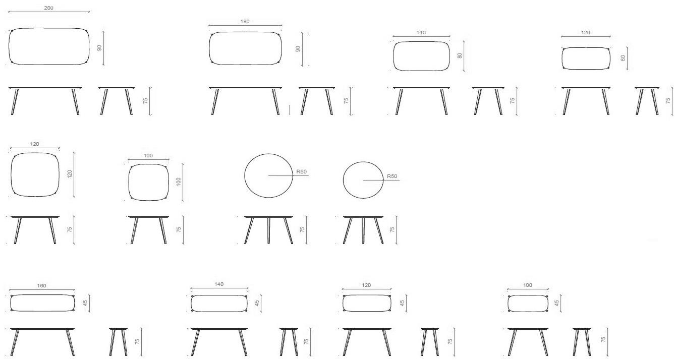 B&T Design Прямоугольный стол Woodplate sun-id-1512914 - Вид №3