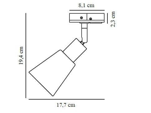 Затемняемый металлический прожектор Nordlux COLE LINK ARCH-00122738 - Вид №1