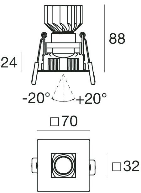 Linea Light Group Светодиодный точечный светильник на потолок Vos sun-id-1345839 - Вид №6