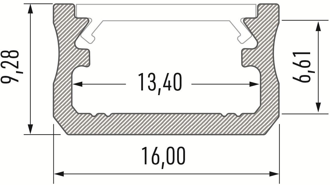 Lumines Lighting Линейный световой профиль для светодиодных модулей  10-0014-10  - Вид №4