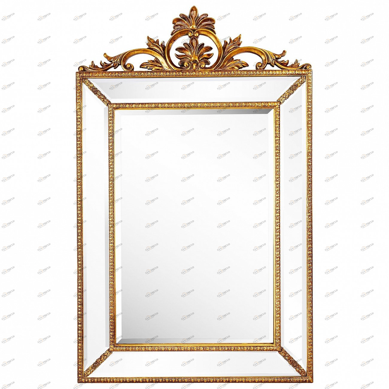 Зеркало настенное 144х90 см античное золото Ambren Gold ART-ZERKALO ДИЗАЙНЕРСКИЕ 00-3884066 Зеркальный;золото 