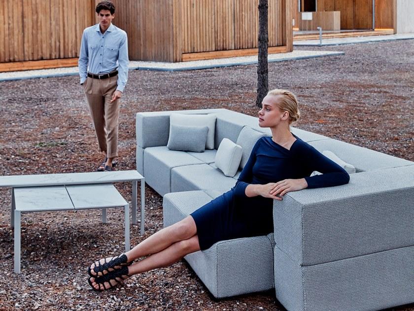 VONDOM Садовый диван из модульной ткани Tablet sun-id-1411241 - Вид №8