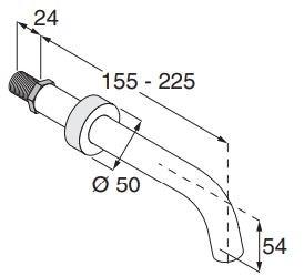 Boffi Смеситель для умывальника из хромированной латуни sun-id-1504615 - Вид №2