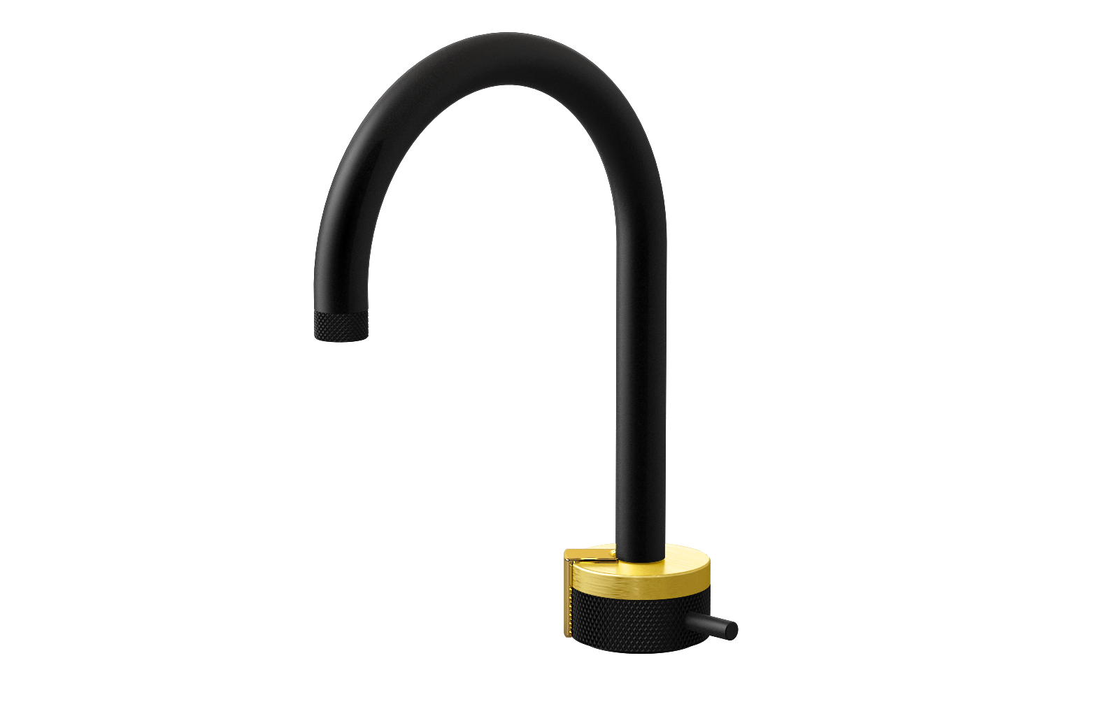 E-11502-R1BB-L2AU-MBK Однорычажный прогрессивный смеситель для раковины - излив 16см GRAFF MOD+