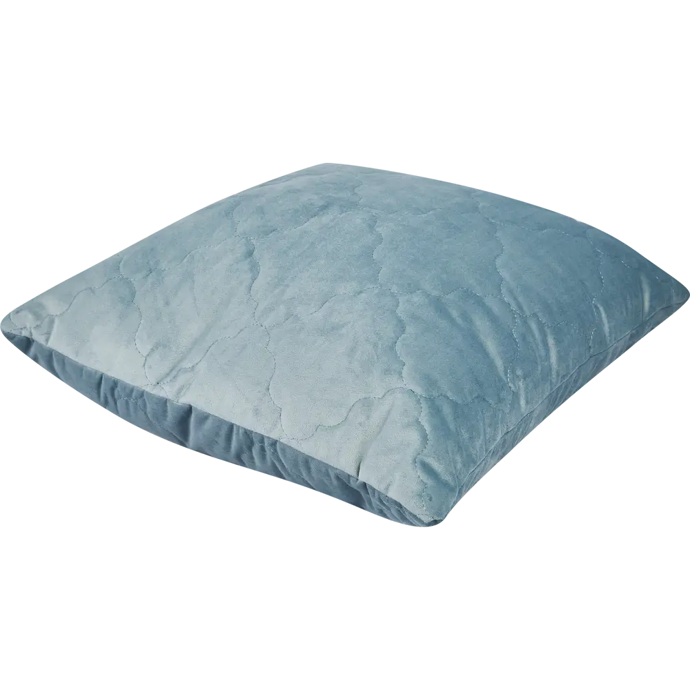 Подушка Ромб 50x50 см цвет серо-голубой LINEN WAY STLM-2101377 - Вид №1