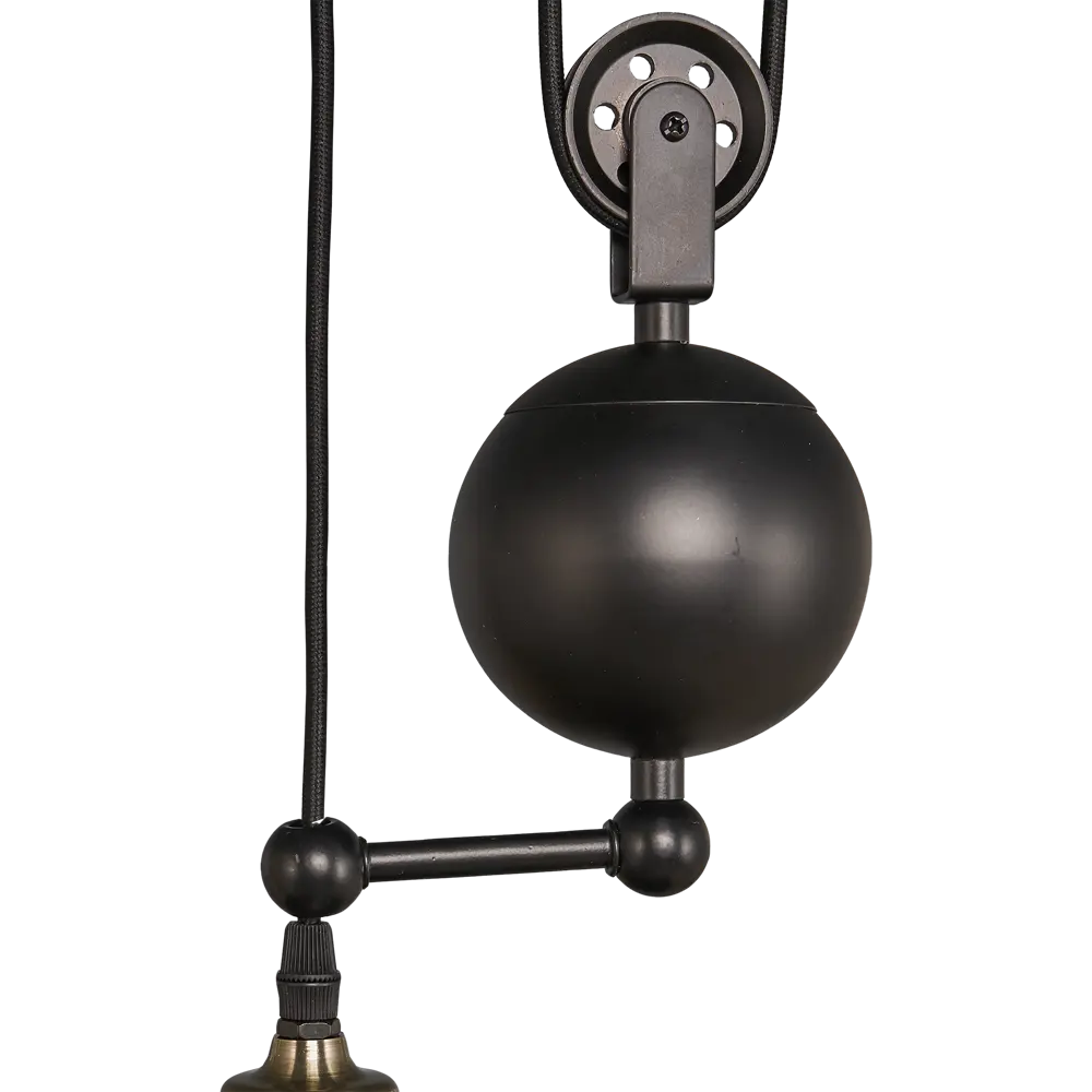 Светильник подвесной Minsk, 1 лампа, 9 м², цвет черный LAMPLANDIA STLM-2039387 - Вид №6