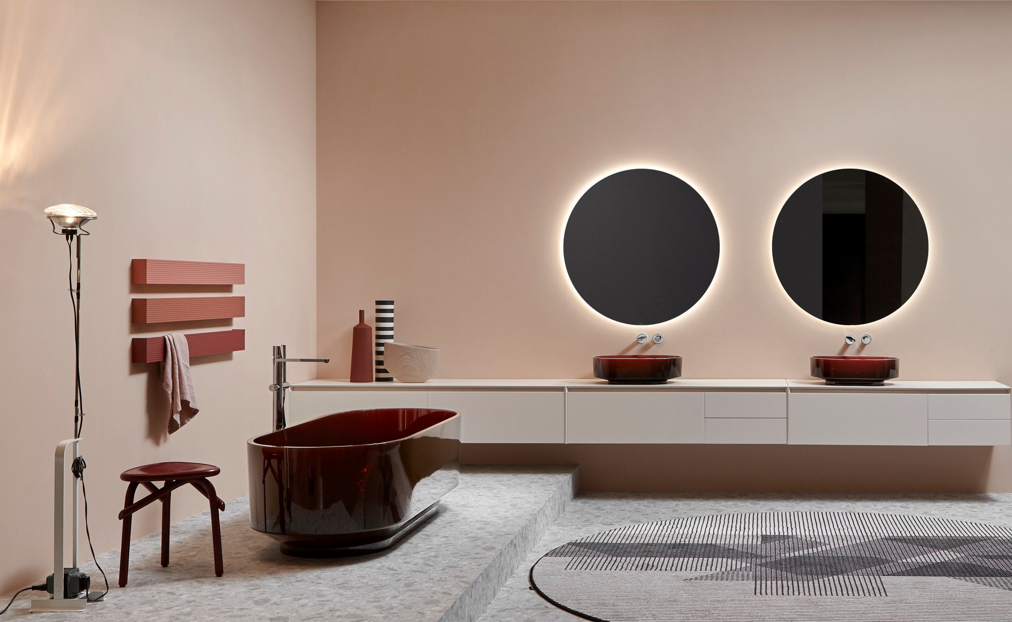 Овальная ванна в центре комнаты в Cristalmood® Antoniolupi Borghi ARCH-00086899 - Вид №10