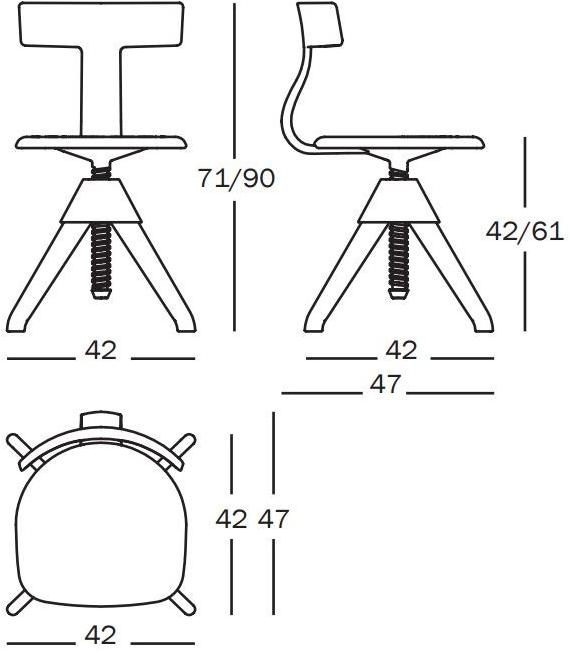 Magis Стул с регулируемой высотой The wild bunch sun-id-1476672 - Вид №1