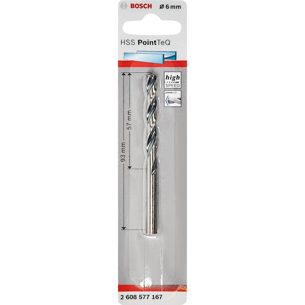 Сверло по металлу Bosch HSS Pointteq 6x57 мм 82136759 STLM-2128099 BOSCH PROFESSIONAL  - Вид №3