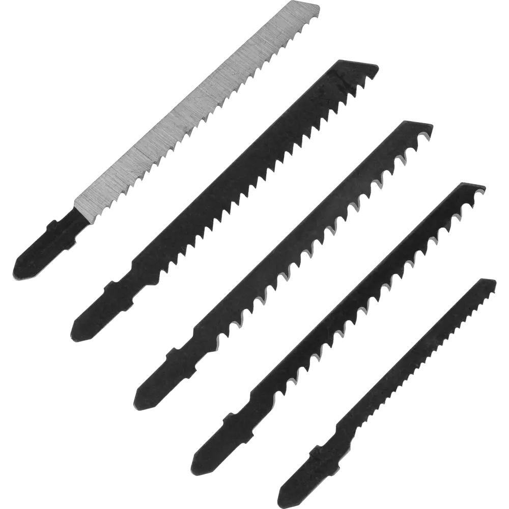 Набор пилок для лобзика по дереву Сибртех 78245, 5 шт STLM-2205034 - Вид №1