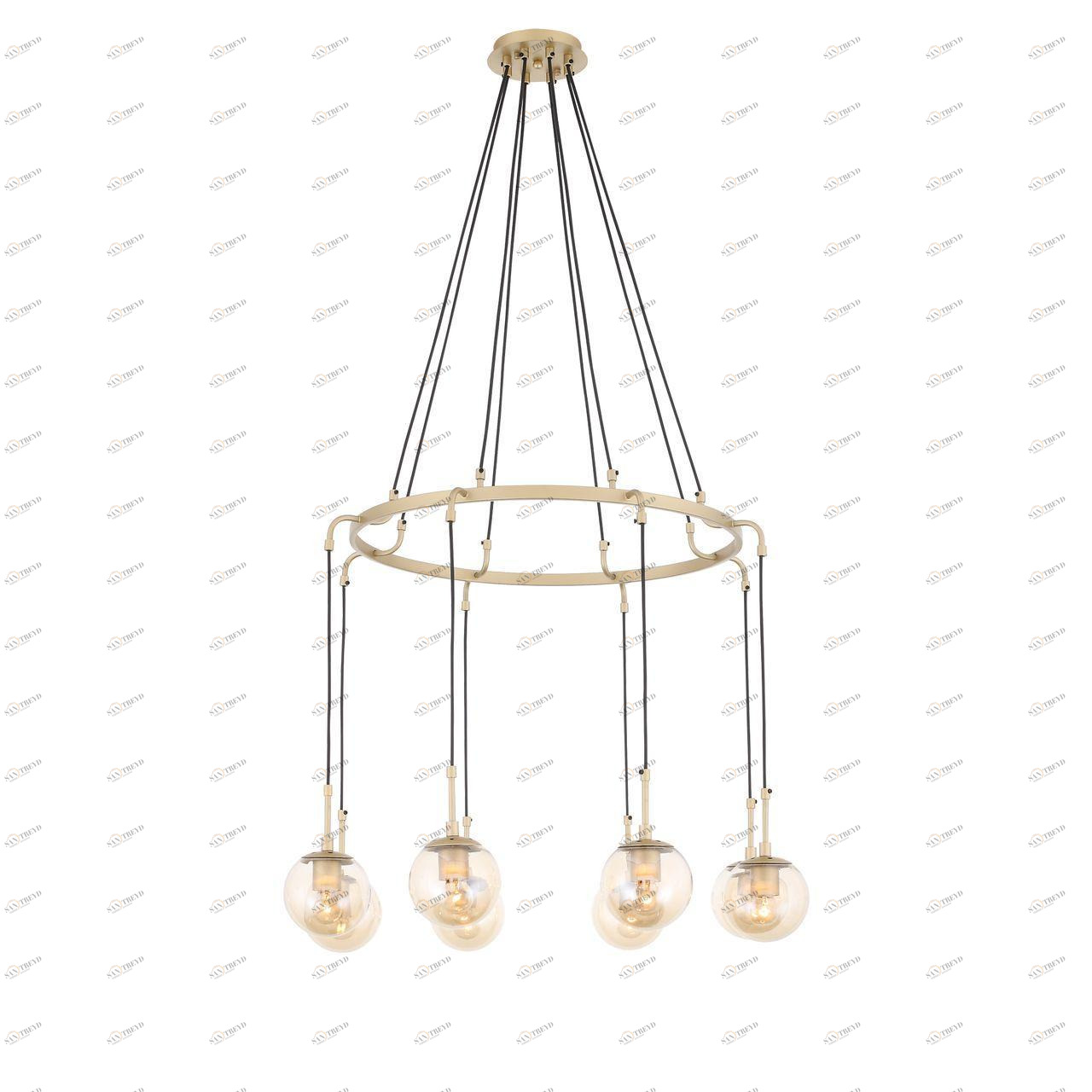 Подвесная люстра ST Luce Varieta SL234.413.08 ST LUCE ДИЗАЙНЕРСКИЕ, VARIETA 222848 Золотой 