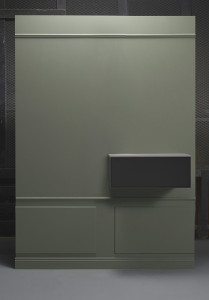 1590151 Крайный Боковой Модуль 600 Серый Антрацит Hafa  Антрацитовый