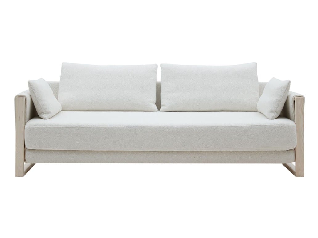 Двуспальный диван-кровать из ткани SOFTLINE MADISON WOOD ARCH-00020625