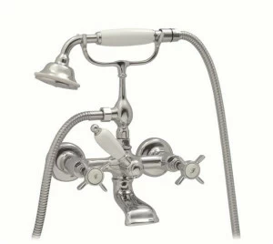 BLEU PROVENCE Смеситель для ванны настенный из латуни с ручным душем Rubinetti per vasca Rv110