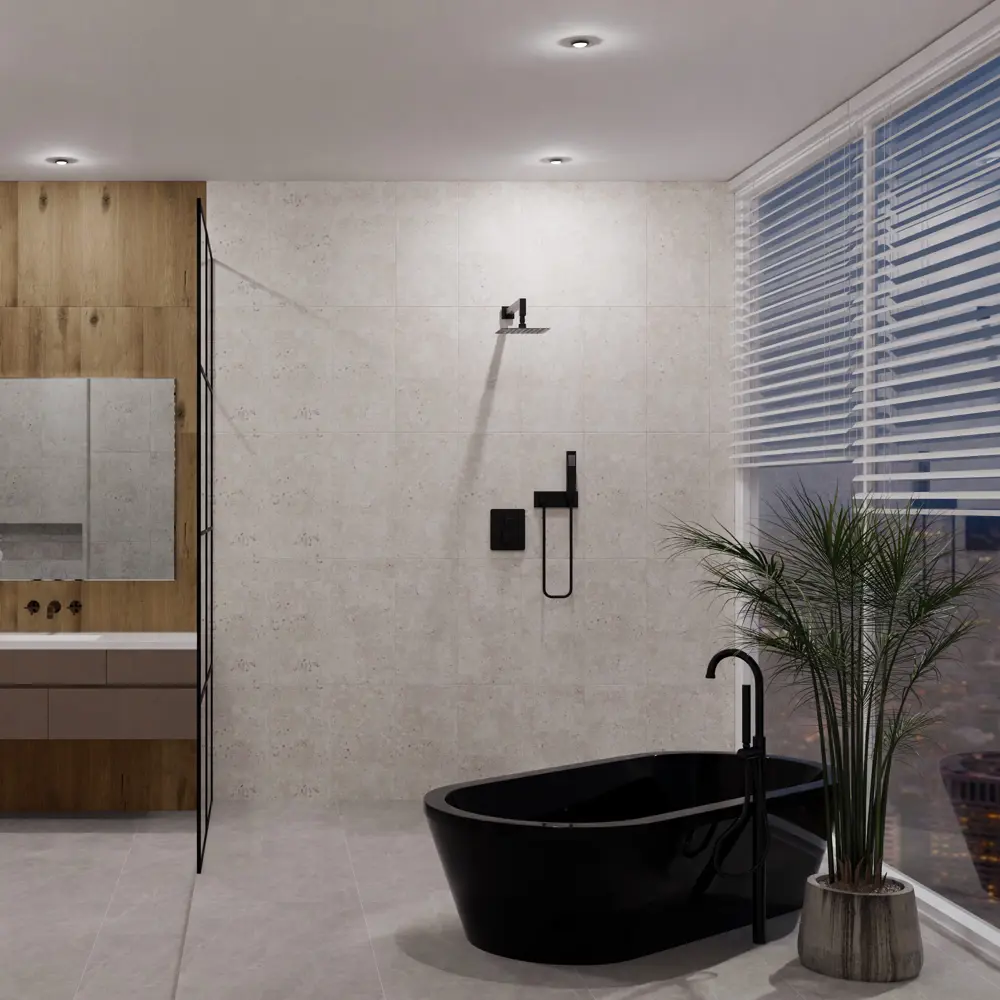 Вставка декоративная настенная Axima Дигория 60x30 см матовая цвет бежевый STLM-2023257