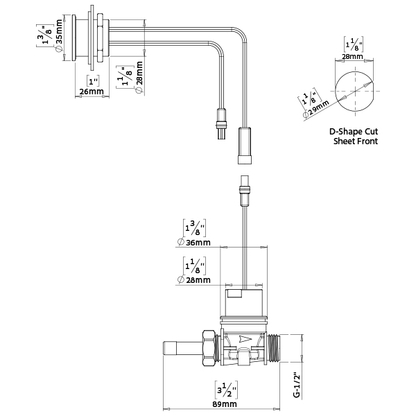 620700 Комплект датчиков приближения для писсуаров stern  - Вид №1