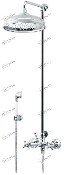 rvb Настенная душевая стойка с ручным душем с верхним душем 1920-1921 1921.--.66
