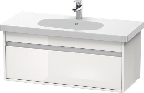 KT666805353 Ketho Тумбочка подвесная Каштан темный, декор Duravit - Вид №2
