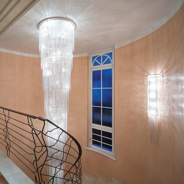 MULTIFORME Стеклянный потолочный светильник с кристаллами Crystal dream sun-id-1411803 - Вид №1