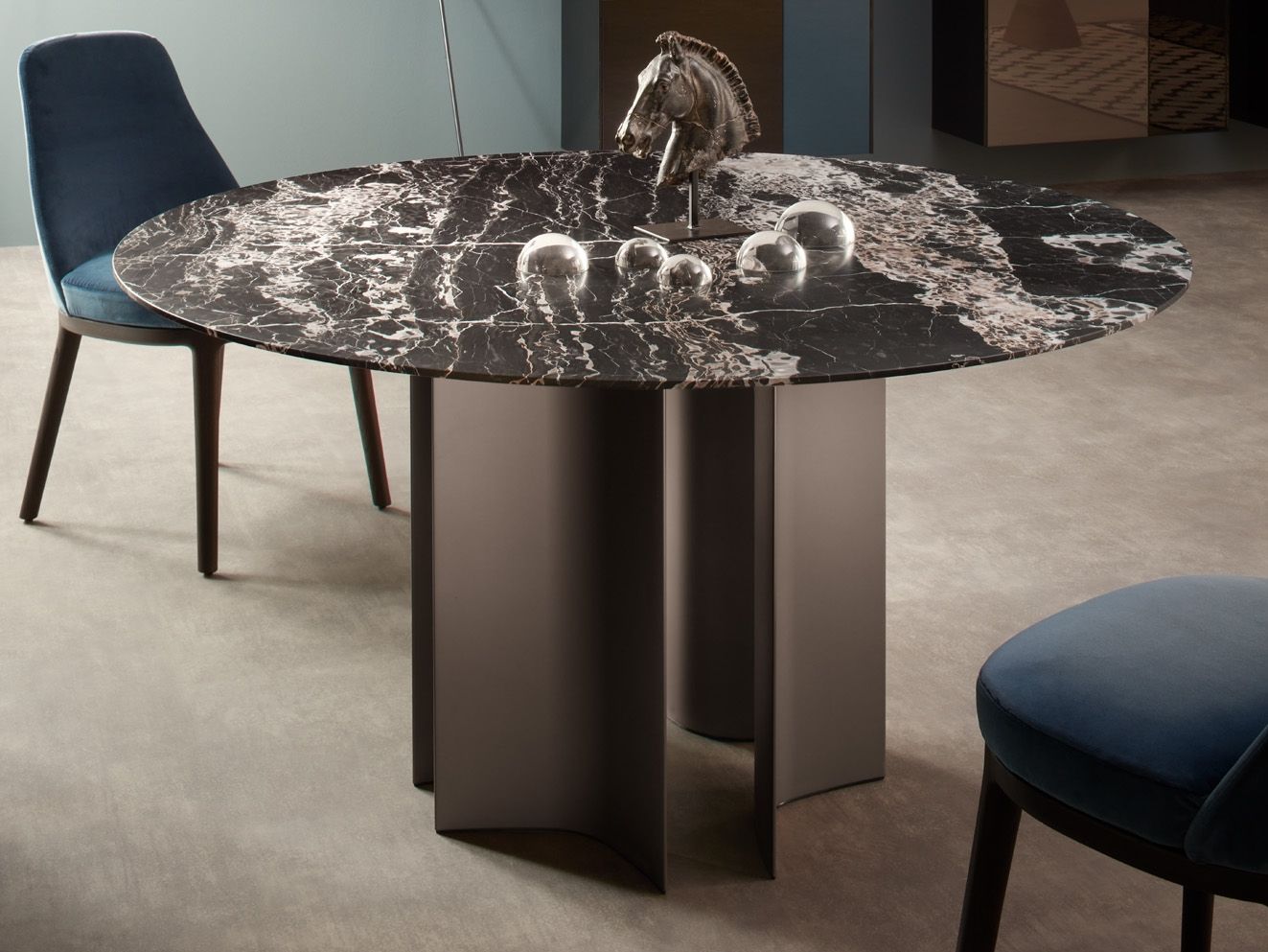 Круглый мраморный стол Lema GULLWING ARCH-00050898 - Вид №1