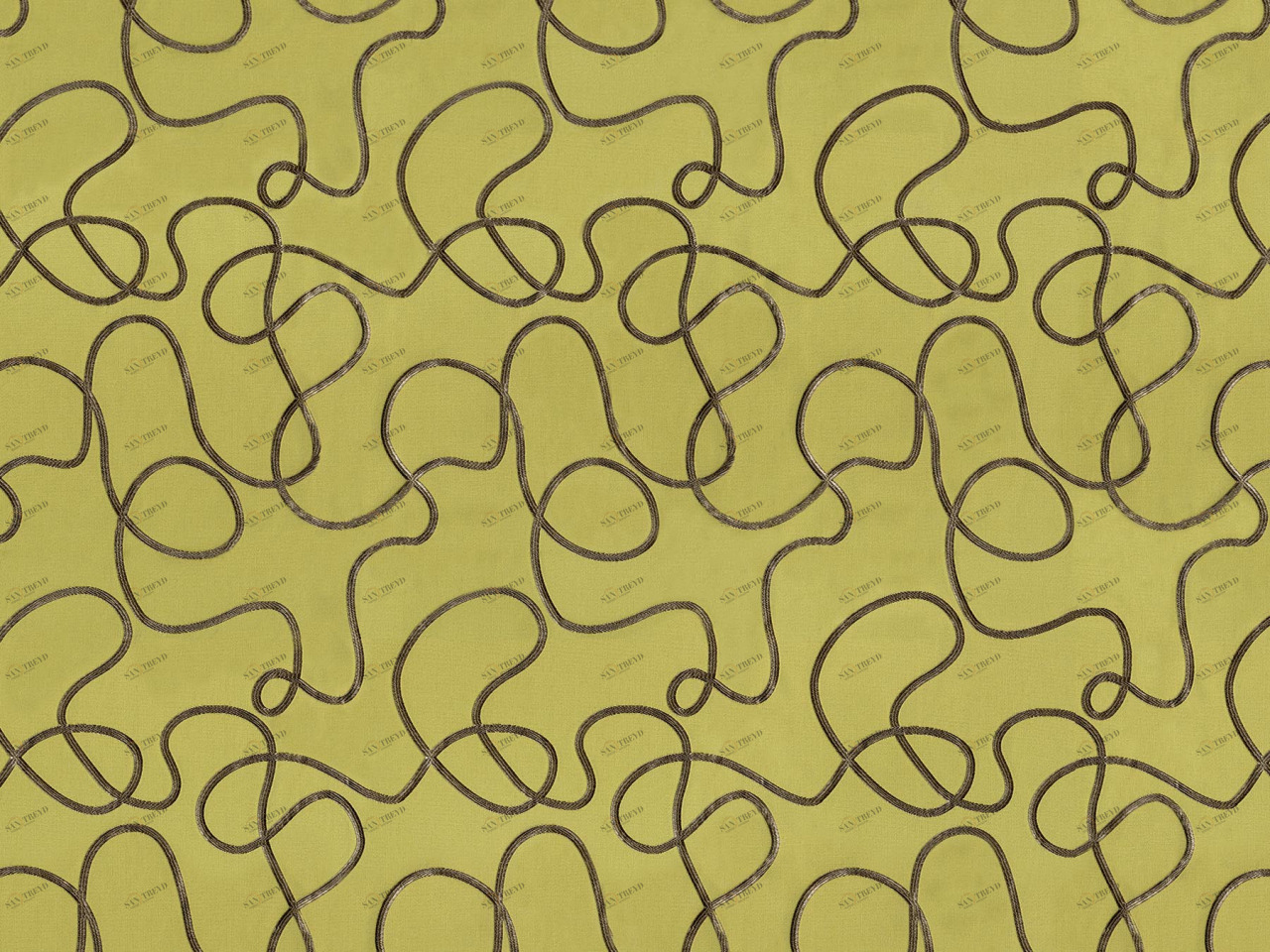 COLORISTICA 2362-51 Портьерная ткань  Жаккард  ArDeco part 2 Желтый 