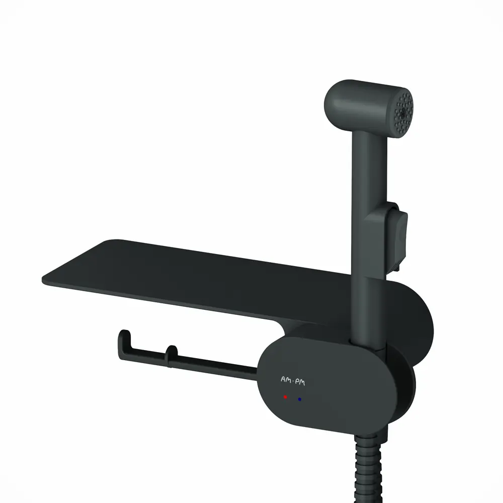 Гигиенический душ AM.PM Moxie набор со смесителем, цвет черный STLM-2114770