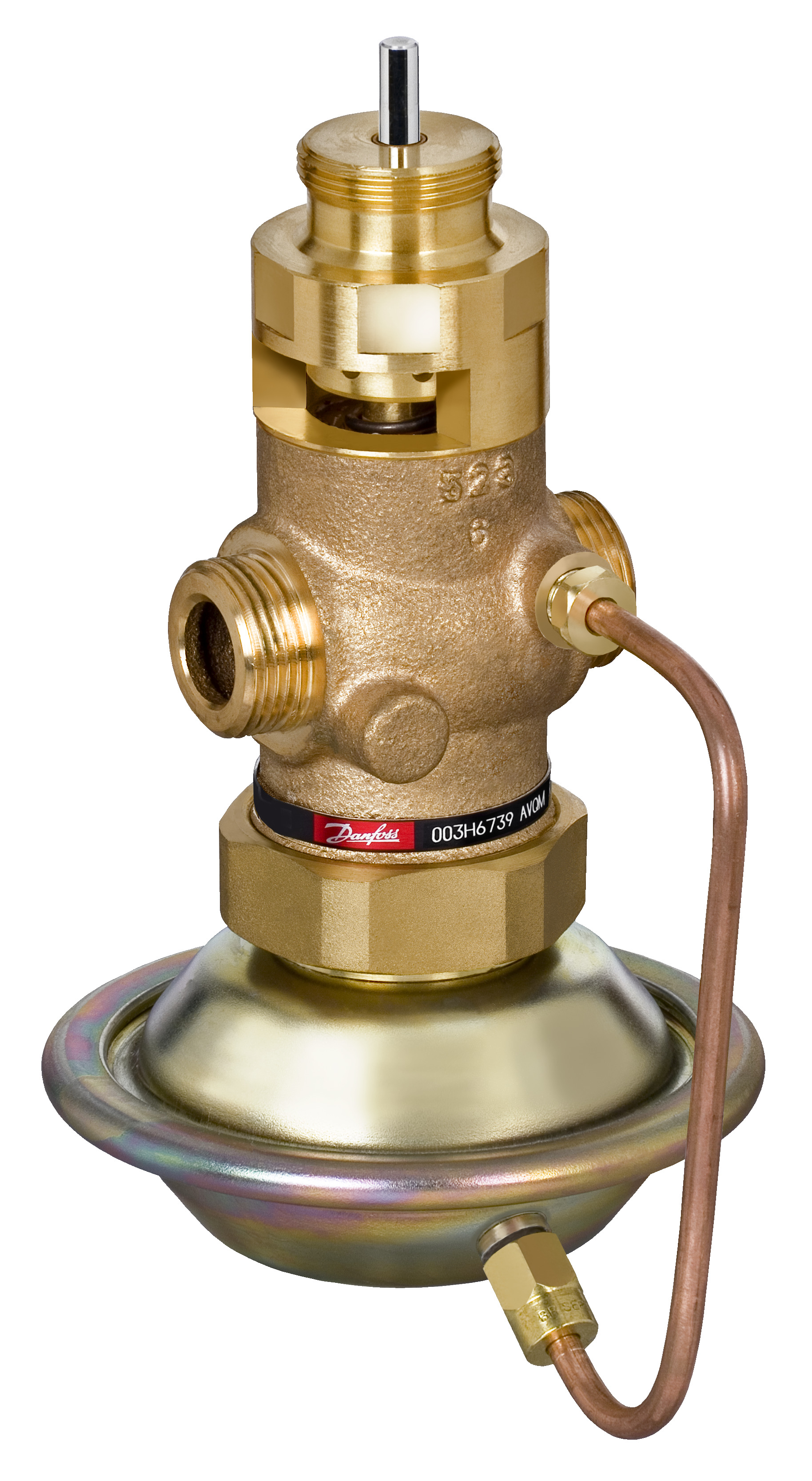 Danfoss Клапан регулирующий комбинированный AVQM с наружной резьбой или фланцевый Комб. р-рAVQM PN16 20/6,3//0,2/резьб. 003H6738  - Вид №18