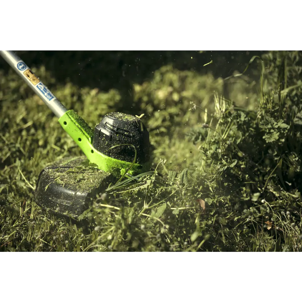 Аккумуляторный триммер Greenworks G40LTK2 40В с АКБ и зарядным устройством 18802773 STLM-0012790 - Вид №11