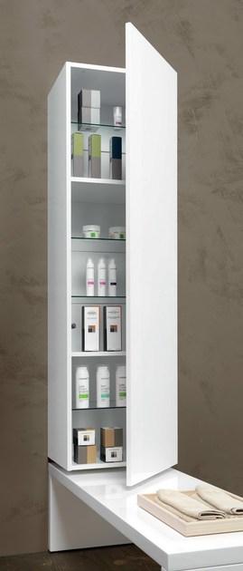 Mobiltesino Подвесная тумба под умывальник со шкафом, лакированная Velvet sun-id-1444009 - Вид №3