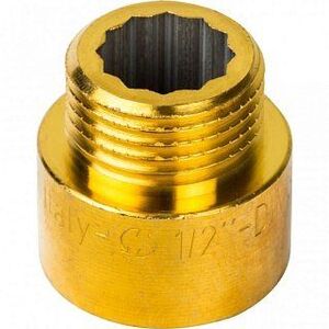 Удлинитель ВН 1/2"х15 мм латунь STOUT