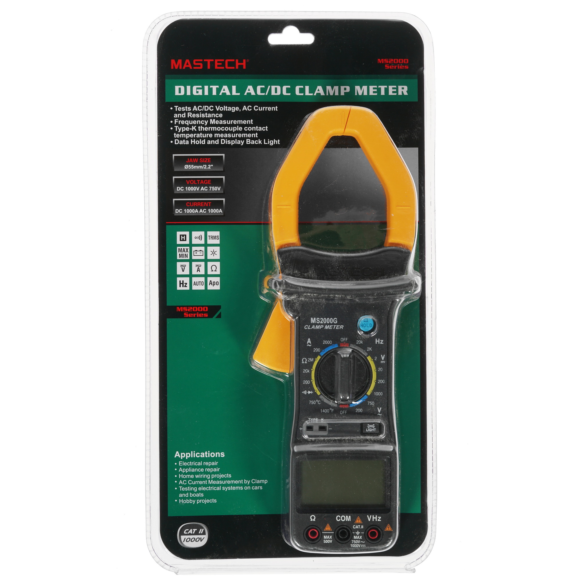 Клещи токоизмерительные Mastech MS2000G 5301950 STDN-0069338