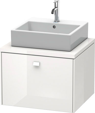 BR511000707 Тумбочка для консоли Brioso #BR5110 620 x 550 мм Бетонно-серый матовый декор Duravit - Вид №2