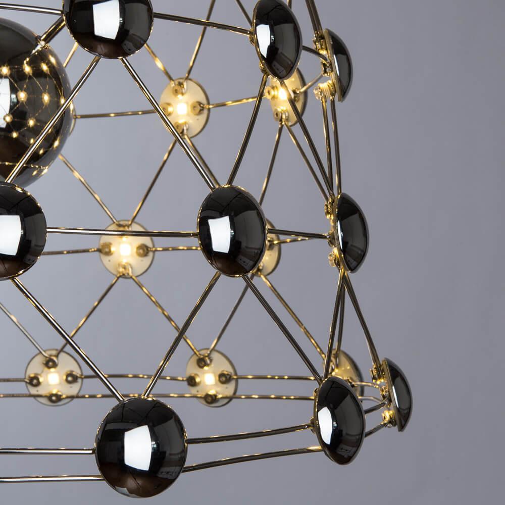 Торшер светодиодный 163х45 см хром Cristallino 1609/02 PN-48 DIVINARE НЕОБЫЧНЫЕ 00-3889461 Хром  - Вид №3