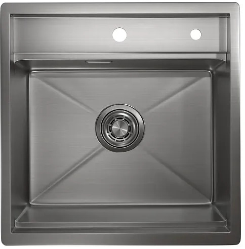 KS-5051, СТАЛЬ САТИН, стальная кухонная мойка KITCHEN SPACE