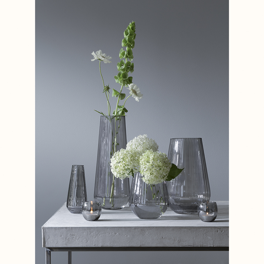 G1528-16-572 Ваза zinc 16см серая LSA International  - Вид №1