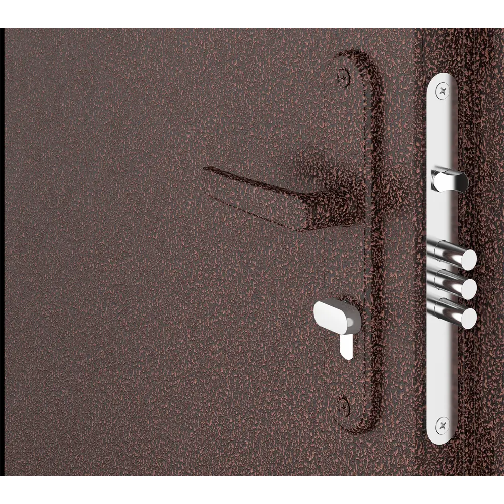 Дверь входная металлическая Лидер, 960 мм, правая, цвет античная медь DOORHAN STLM-2007001 - Вид №2